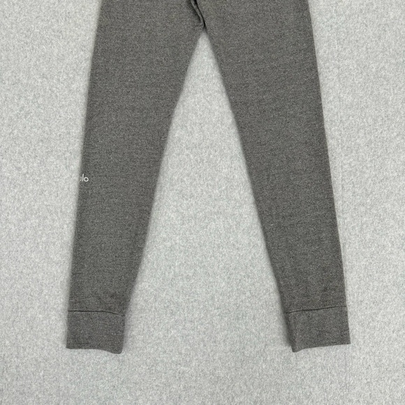 Alo Yoga Twiggy Sweatpants Womens Small ? Gray Soft Drawstring Athleisure READ - Picture 6 of 14